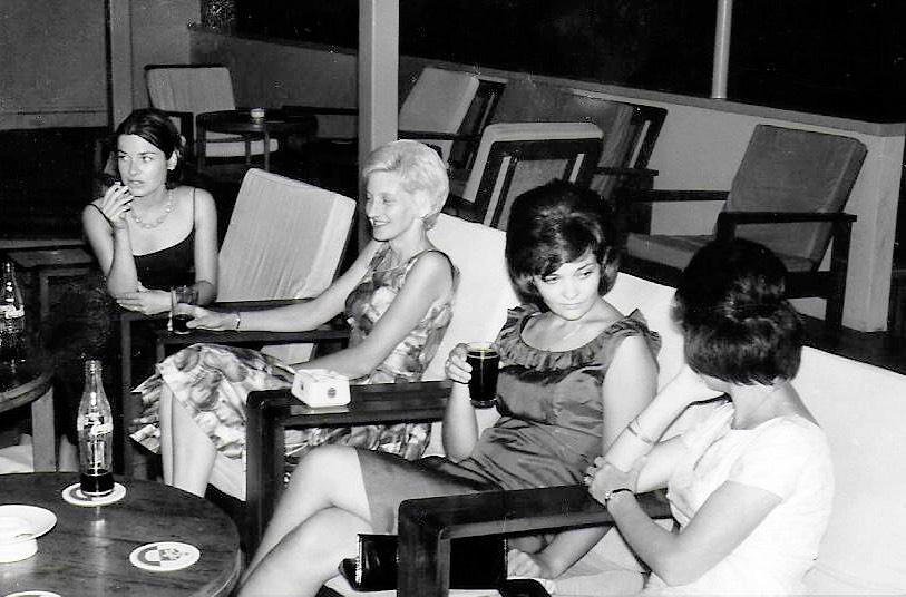  ( Corps Day Seremban 1965 ) L-R : Mrs Collins, Mrs Woodhouse, Liz Cooke, Caterina Bell. 
