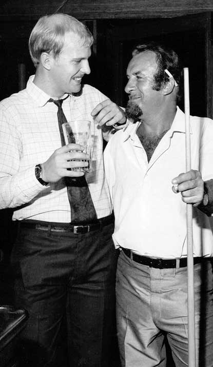  ( CSE show in Seremban 1969 ) Nik Collett with his new best mate Acker Bilk. 