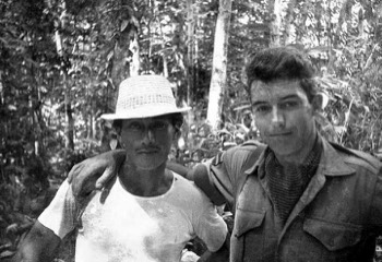  Taken 1965 in the jungle near the Katibas river, 3rd Div Sarawak.   The person standing next to me was a suspected CT who SB wanted a good photo of him. 