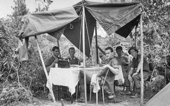  ( The Dawn Watchers' Way ) L-R : Brian Jenkins, Bert Lewer, John Barnes, Tang Seng Bee (JCLO), Barry Fleming. 