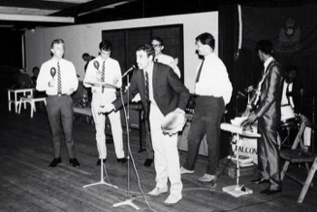  ( Corps Day Singapore 1969 ) L-R : Paul Thain, Mike French, Rod Harris, Dave Peaks, Willie Lawson.  NOTE :  See 'Corps Day Singapore 1969' in SDWS Tales. 