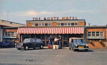  The Route Hotel at RAF Lyneham, UK.  Used for overnight accomodation prior to early morning flights. 