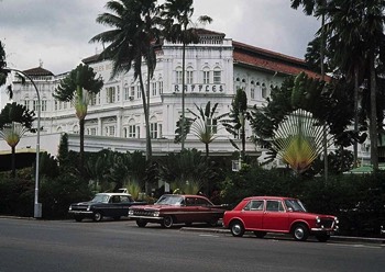  Raffles Hotel, Singapore 1960s. 