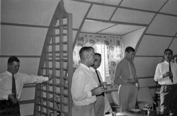  ( CI Pl Singapore Mess 1964 ) L-R : SSgt Gordon Ross, Mr Sandy Plackett, SSgt Tom Woods, WO2 George Munro, Insp ‘Rajah’ ADP. 