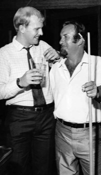  ( CSE show in Seremban 1969 ) Nik Collett with his new best mate Acker Bilk. 